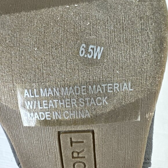 Report Clarice Women's 6.5 Wide  Heeled Short Bootie Gray NWOB + Small Flaw - Picture 12 of 16